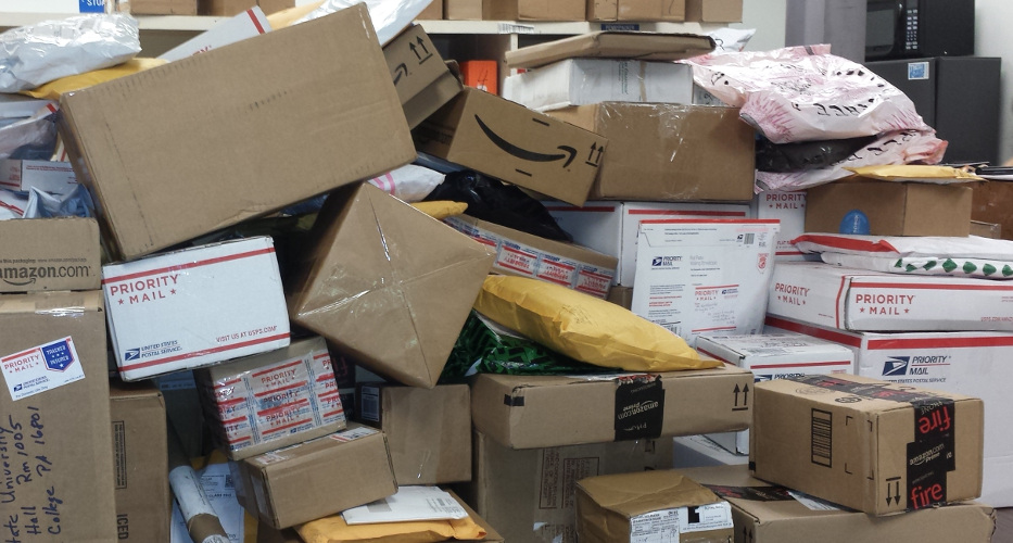 pile of packages